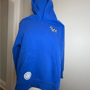GOAT USA Soccer Blue Hoodie - Youth Large